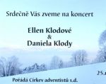 Koncert  Ellen Klodové a Daniela Klody