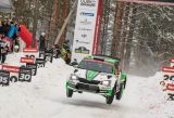 Švédská rally: po napínavém souboji stojí Tidemand i Veiby na stupních vítězů